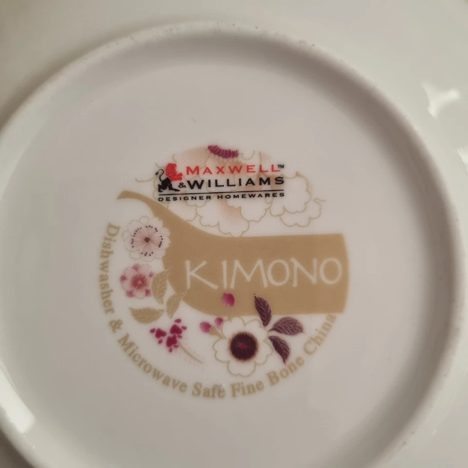 Maxwell Williams Kimono Bowl Fine Bone China 19cms Excelente Estado Nuevo Foto 4 de 4