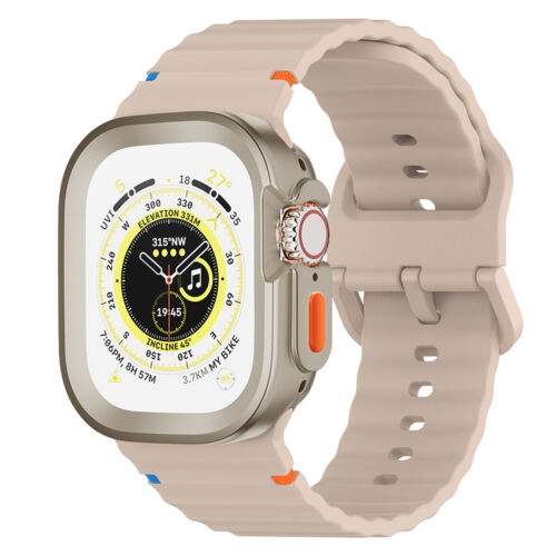 Pour Apple Watch Ultra 49mm Série 10 9 8 7 6 SE Bracelet TPU Bumper Case Cover - Photo 18 sur 20