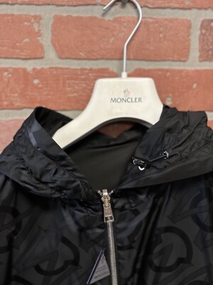 Size 5 Moncler Reversible Cordier Windbreaker Jacket $1550 Size 5 Moncler Reversible Cordier Windbreaker Jacket $1550