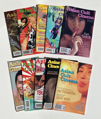 10 issues of Asian Cult Cinema. Wild, weird fun reading!