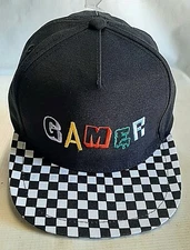 Kid's GAMER Trucker Ball Cap Adjustable Hat Snapback Size Kids/Youth
