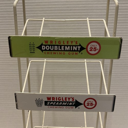 Wrigley's Gum Publicidad Tienda Exhibición Metal Estante 20 3/4" 8 5/8”x6.5” De Colección - Imagen 10 de 24