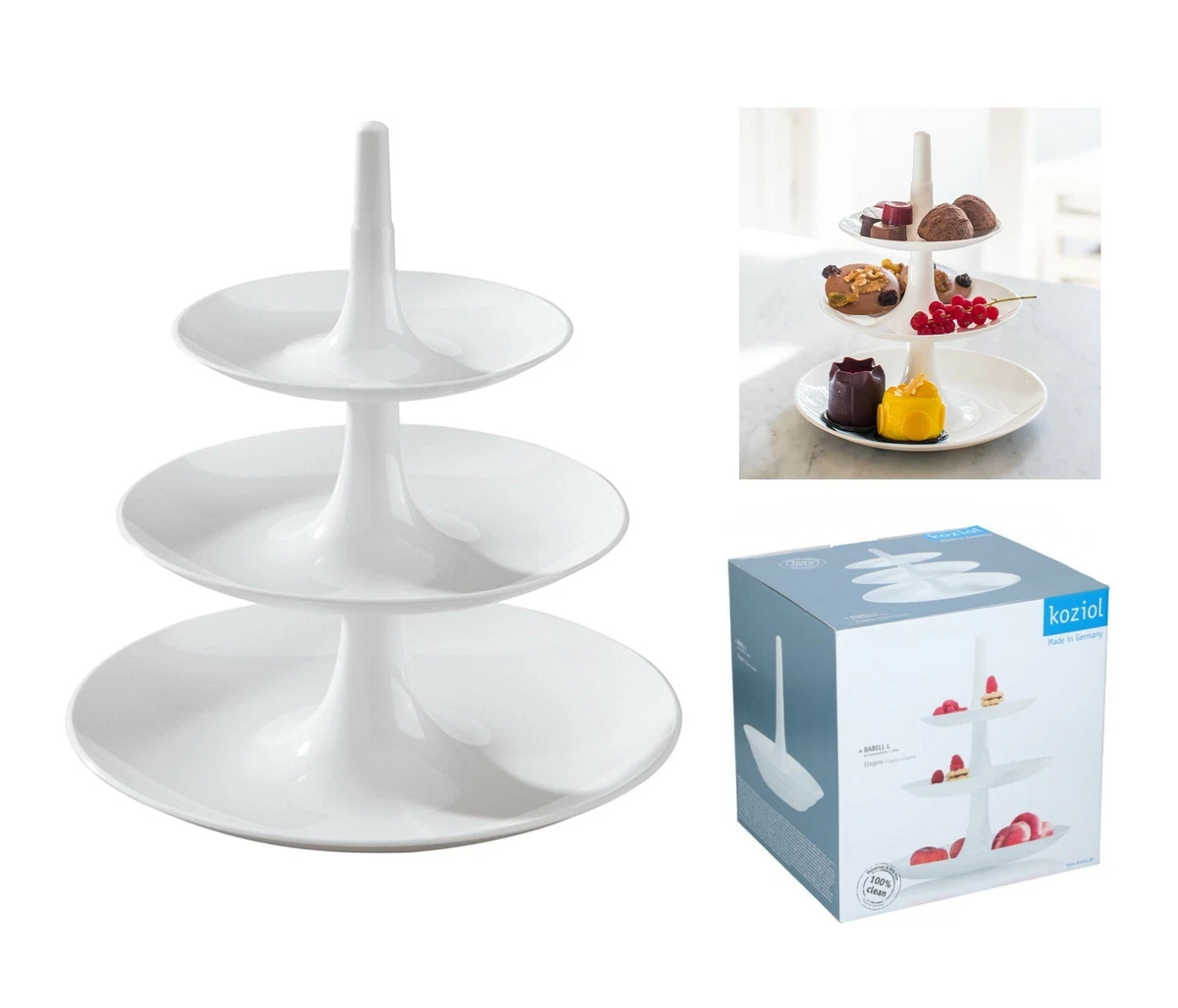 Plastic cake sale stand