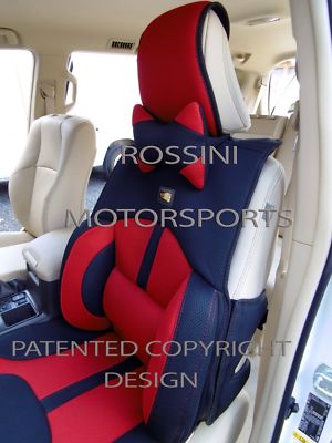 Um Passend Für Einen Hyundai I20 Active, Autositzbezüge, BO-1 Rote Recaro-Mesh