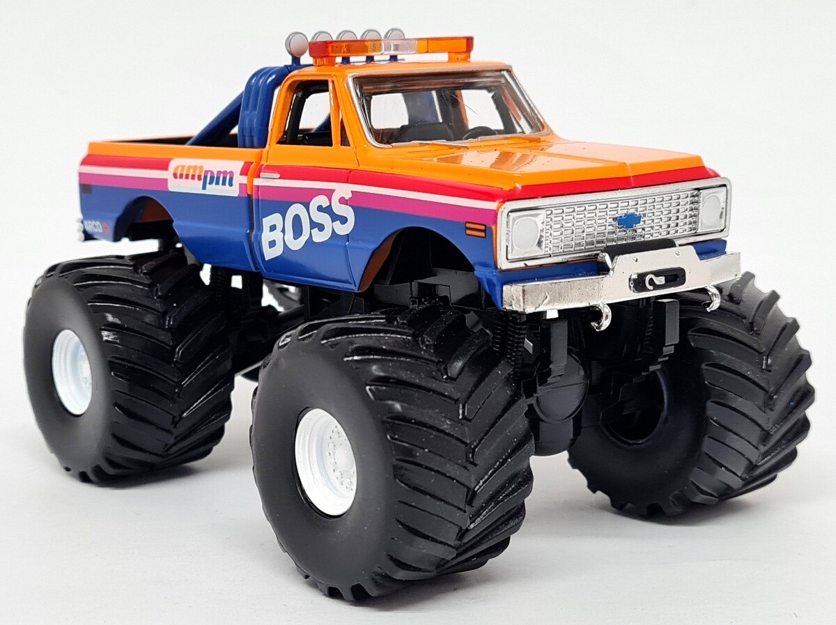 ミニカー GreenLight Chevrolet K-10 AM/PM BOSS Greenlight 1972