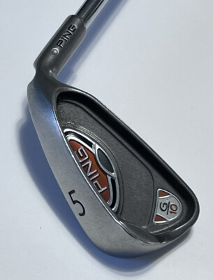 *Ping G10 5-Iron, Silver Dot, RH Steel Reg Flex Shaft, Very Good Condition