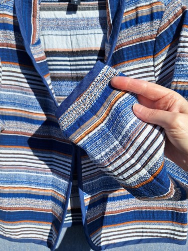 NWT Womens Karen Kane Pacific Sunrise Jacquard Jacket SZ L Multicolor Stripes - Picture 4 of 8