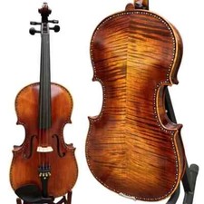 Hand made SONG master 17" viola, Inlay Shell Purfling,Flamed maple back 15763