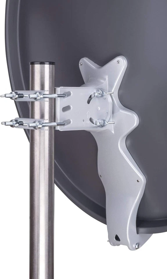 DUR-line Select 75/80A Alu Satellitenschüssel 80cm + Ultra Quad LNB 4 Teilnehmer - Bild 3 von 4