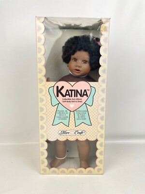 Vintage Rare 1992 16  Katina Doll By Teena Halbig /Fibre Craft Soft Body