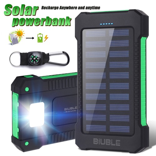 9000000mah Solar Power Bank Pack USB LED Pack Battery Fast Charger For Phone - Picture 18 of 21