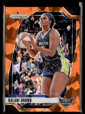 2024 Panini WNBA Prizm Kalani Brown Orange Ice Prizm #29 Dallas Wings