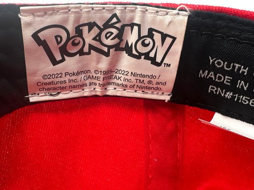Pokemon Poke Ball Baseball Snapback Mütze - rot, Jugend - Einheitsgröße - Bild 5 von 6