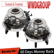 Pair Front Wheel Bearing Hub Assembly For 2007-2016 Jeep Wrangler 5 Lugs w/ABS