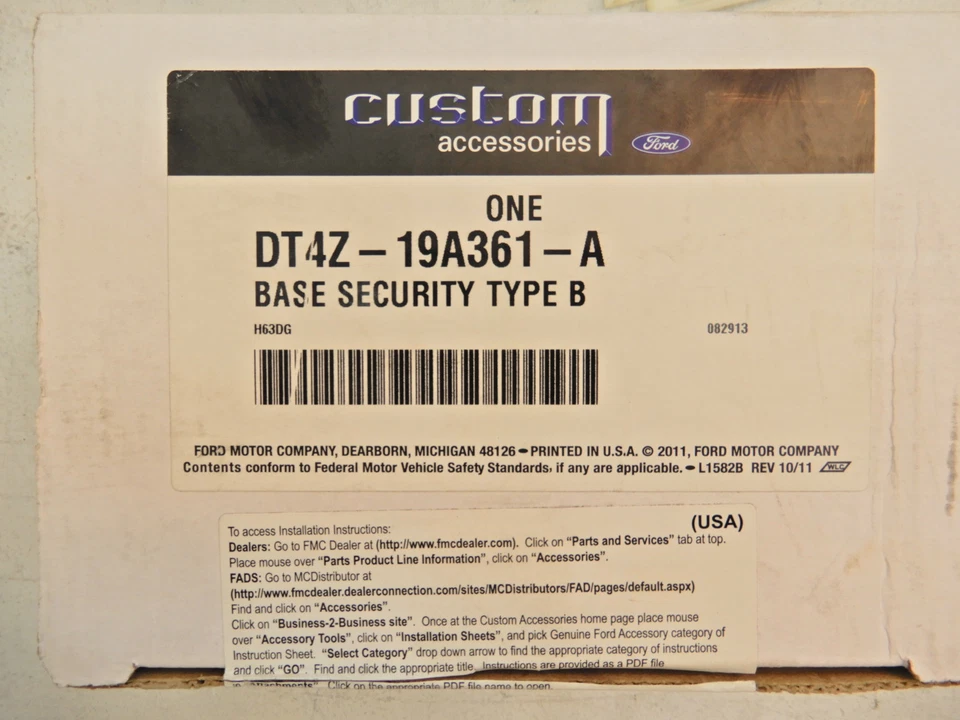 Sistema de seguridad para vehículos Ford Edge 2011-2014 OEM Perimeter Plus DT4Z-19A361-A Foto 4 de 4