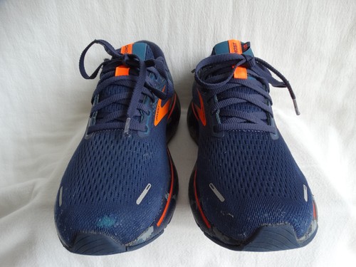 Brooks Ghost 14 Laufschuhe EU 42,5 US 9 Sneaker navy-orange 1103691D454 Medium D - Bild 2 von 13
