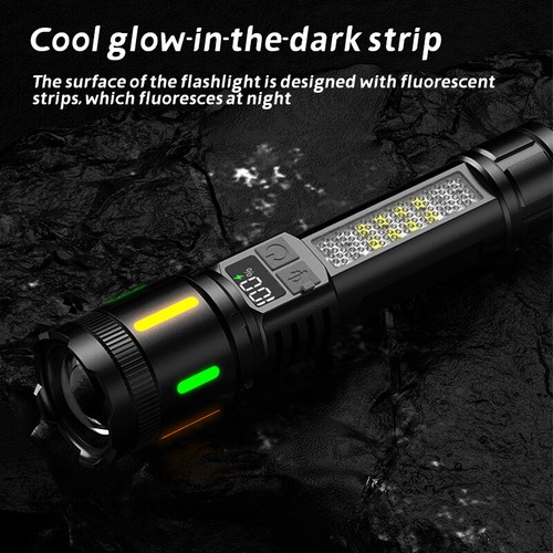 Most Powerful 99000000LM LED Military Torch USB Rechargeable Tactical Flashlight - Picture 6 of 23