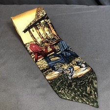 Bob Timberlake Tie 58”L 3.5”W Keep America Beautiful Ducks 100% Silk USA Made