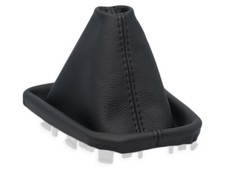 SCHALTMANSCHETTE FUR SEAT IBIZA V KJ 2017-2025 SCHALTSACK NATURLEDER SCHWARZ