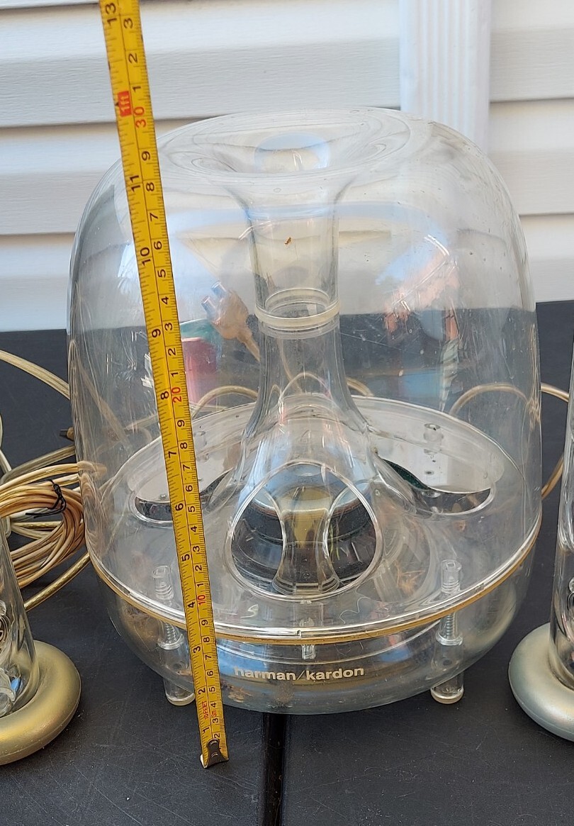 Harman Kardon Sound Sticks Subwoofer And Speakers Clear AP3211-UV