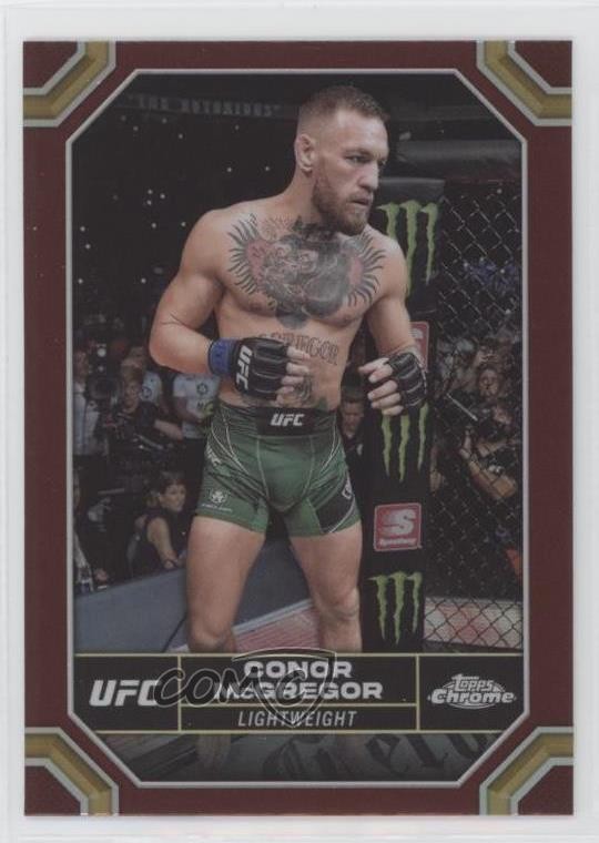 2024 Topps Chrome UFC Magenta Refractor Conor McGregor #49 3o2