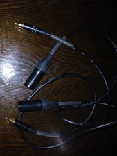 Benchmark Studio&Stage 75-Ohm Digital RCA to XLRM Coaxial Cable (3-Ft) X2 