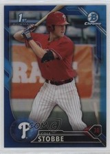 2016 Bowman Draft Chrome Picks Blue Refractor /150 Cole Stobbe #BDC-62 03l6