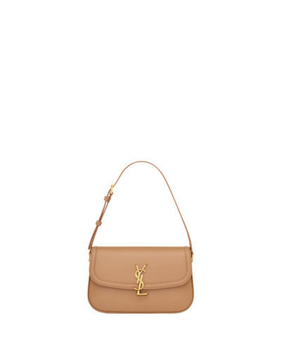 SAINT LAURENT Solferino Medium $3100 Light Hazelnut Shoulder Bag New & Authentic