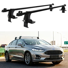 Steel 54" Top Roof Rack Cross Bar Luggage Cargo Carrier For Ford Fusion 4Door