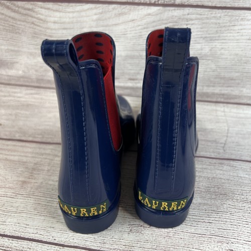 Lauren Ralph Lauren Tally Chelsea Rain Boots Pull-On Womens Size 10 - Picture 4 of 12