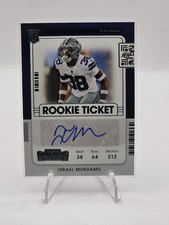 2021 Panini Contenders Football Israel Mukuamu Rookie Ticket Auto #249 Cowboys