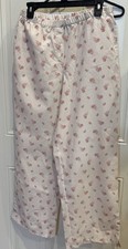 Strawberry Shortcake Icons Allover Print Sleep Pant Size L Gingham Elastic Waist