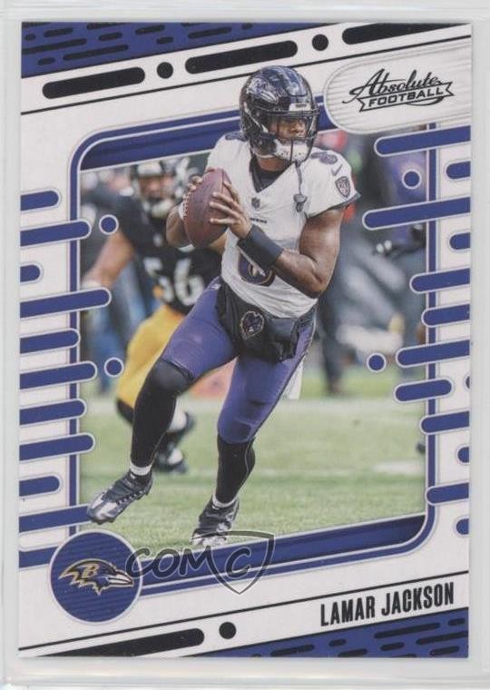 2024 Panini Absolute Black Lamar Jackson #9 1k4v