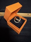 HERMÈS Paris Gold-Tone Gold Plated Scarf Ring New with Box Designer accessory  — photo 3