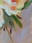 MONA VIVAR 14x11Contemporary Impressionist Roses Original Acrylic Painting — photo 5