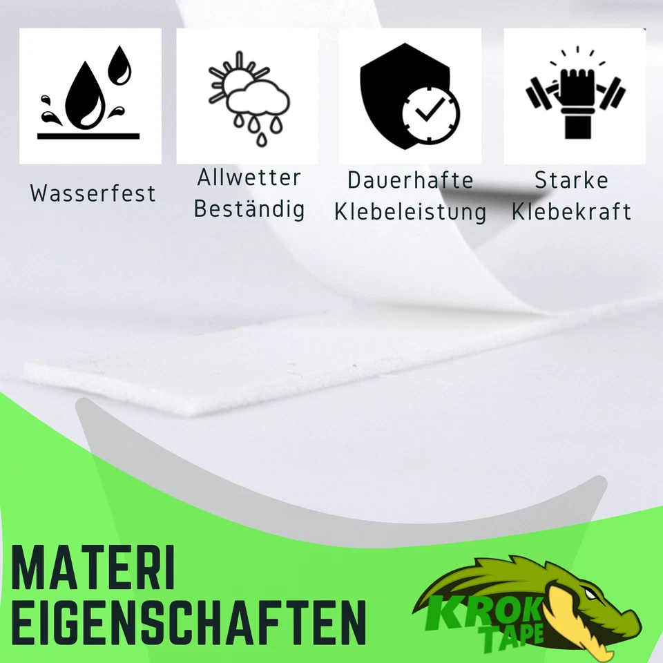 Doppelseitiges Klebeband Extra Stark Spiegel Montageklebeband PE Schaumstoff - Bild 2 von 4