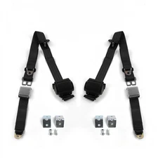 Early Cars 1900 - 1927 Airplane 3pt BK Seat Kit w/Brackets-2 Belts 