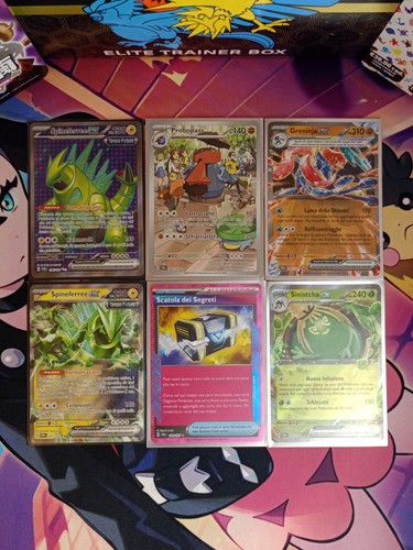 🔥Lotto Crepuscolo Mascherato Spineferree 196 PSA Carte Pokemon Near Mint ITA🔥