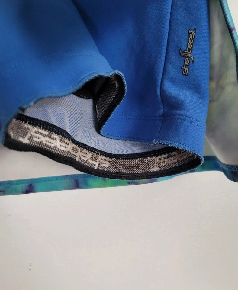 Pantalón corto de ciclismo acolchado Shebeest para mujer - talla grande Foto 4 de 4