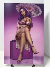 Cool Comics Cover Gallery Psylocke Sidney Augusto Leg Tattoo NM