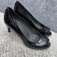 Stuart Weitzman black heels shoes women's size 10M RW80486