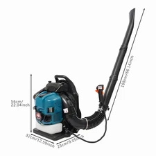 75.6CC Backpack Leaf Blower, 4 Stroke Gas Powered Leaf Blower