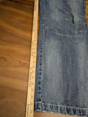 Lot29 Jeans Luxe 36 (34x32) Baggy Loose Retro Wide Leg 90s Hip Hop Y2K Skater - Picture 8 of 20