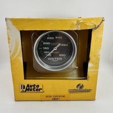 Autometer 4831 Carbon Fiber Mechanical Water Temperature Gauge New In Box Autometer 4831 Carbon Fiber Mechanical Water Temperature Gauge New In Box