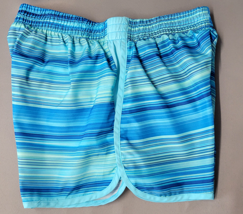 Champion Shorts Youth Girls XL 14-16 Blue Striped Quick Dry Lined Athletic Sport - Picture 8 of 15