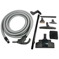 Cen-Tec Systems 93048 Central Vacuum Kit with Switch Control, 40 Ft. Hose, Black