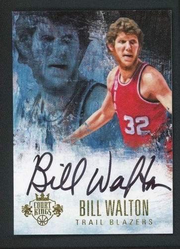 2014-15 BILL WALTON 54/60 AUTO PANINI COURT KINGS AUTOGRAPHS