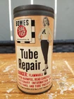 VINTAGE BOWES SEAL FAST TUBE REPAIR CARDBOARD CAN ADVERTISING ART DECO