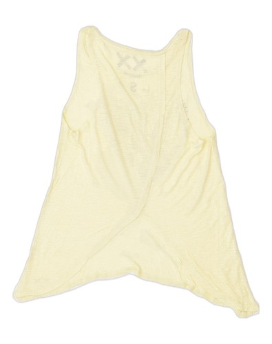 DESIGUAL Womens Sleeveless Graphic Tunic Top UK 10 Small Yellow Cotton GR02 - Picture 2 of 3