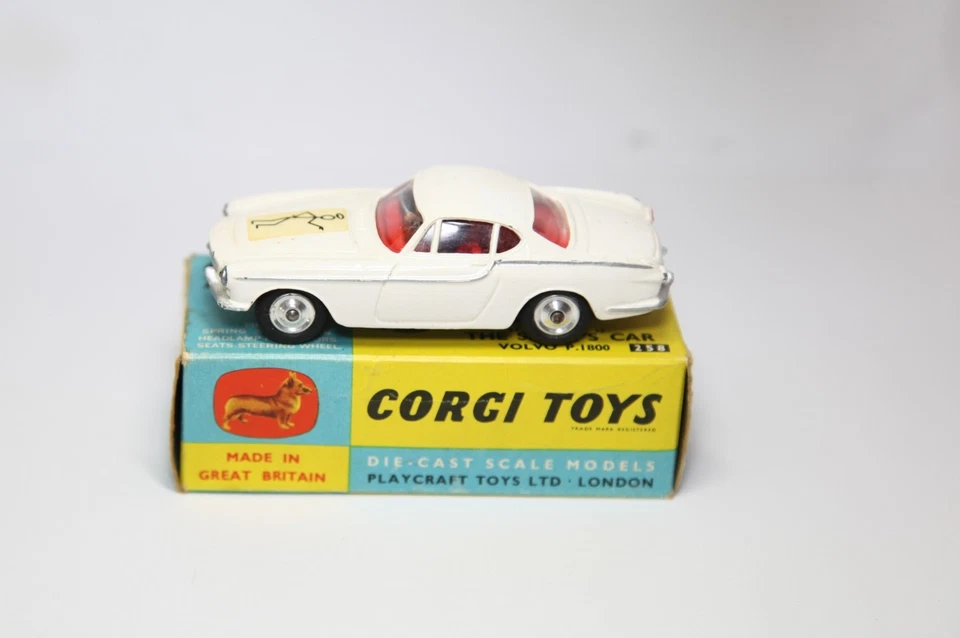 Corgi 258 The Saint's Volvo P1800 In Original Box - Excellent Vintage 1960s - Image 2 of 4